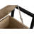 Modern Entryway Bench, 42" Rectangular, Taupe Finish, Black Metal, Storage Bench With Flip-Top For Hallway, Metal Frame, Contemporary
