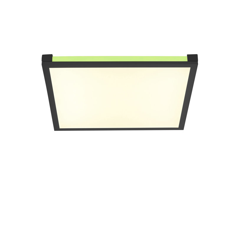 Flush Mounted Ceiling Light Single Flame, 7cm H x 45cm W x 45cm D.