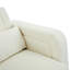 Chaise berçante d'appoint avec dossier incurvé et coussin, confort ultime pour votre maison, velours en peluche