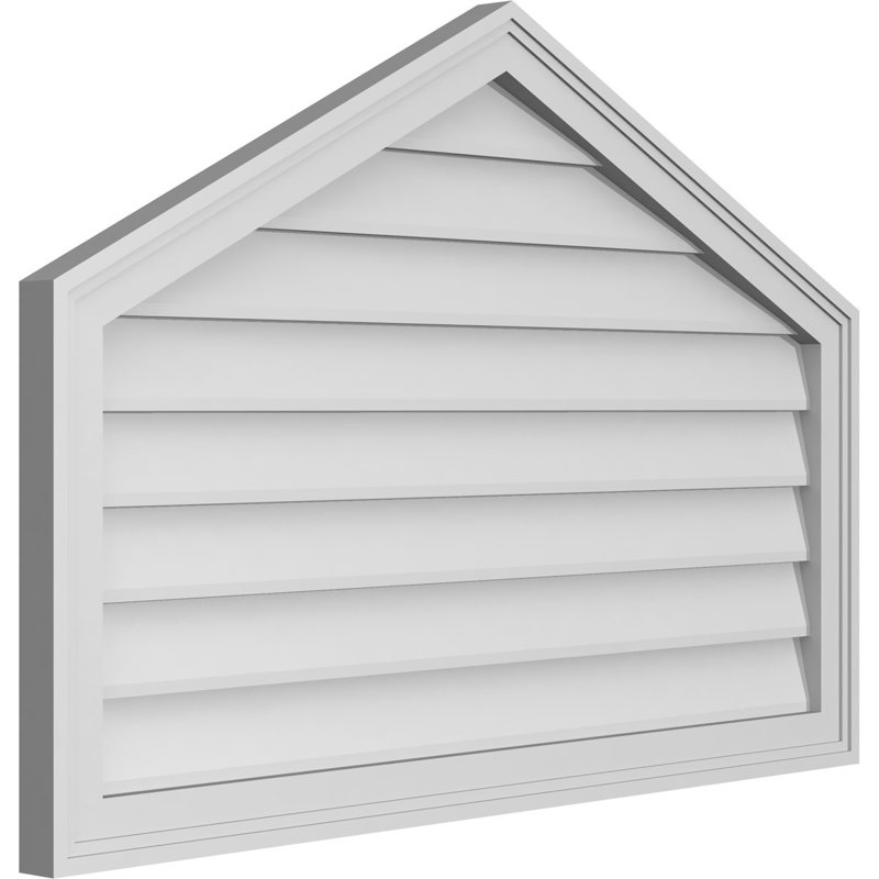 Ventilateur à pignon en uréthane non-fonctionnel Signature, H 26 po x l 38 po x P 1,5 po