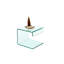 Amalia Glass Top C Table End Table