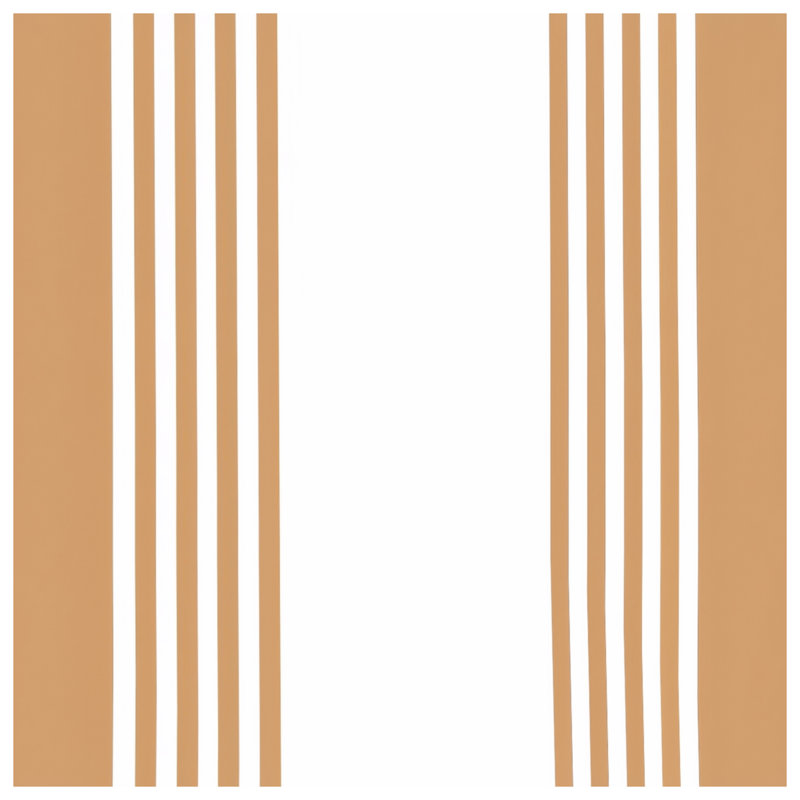 Couvertures à rayures blanches et beiges, 60in W x 80in H