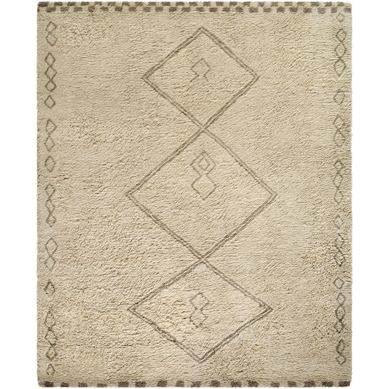 Lovenais Handmade Rug, Rectangle 8' x 10'