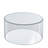 Clear Acrylic Cylinder Display, Plastic Round Container and Riser, 10"W x 6"H