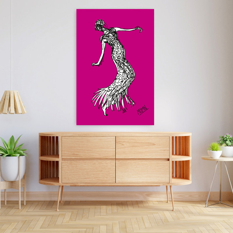 Art contemporain, art mural contemporain, H 48 po x l 32 po