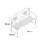 Turin Wrought Iron Bench