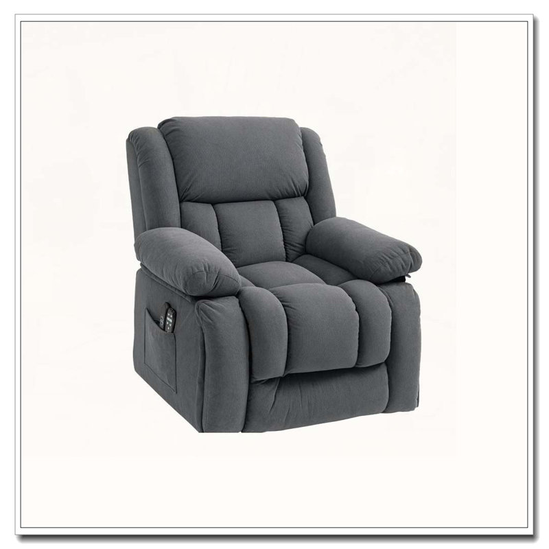Fauteuil de massage pour adultes, Gris antique