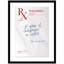  «A Glass of Champagne Rx» par Honey Island Studio, reproduction d'art encadrée