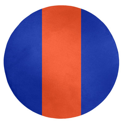 Tapis bleu/orange area
