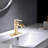 Waterfall Single Handle Bathroom Sink Faucets With Pop Up Drain-102462358