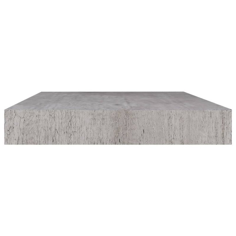 Blus Floating Shelf, Grey, 3.8cm H x 40cm W x 23cm D