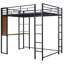 Lit mezzanine en métal avec 2 tablettes et un bureau-1440128863