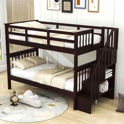 Abruscato Kids Twin Over Twin Bunk Bed