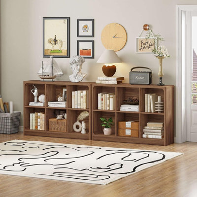 Bibliothèque rustique à 6 cubes Rustic