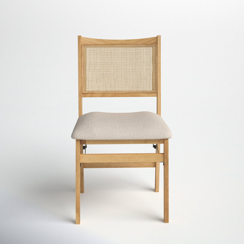 Donner Foldable Cane Back Dining Chair