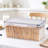 Bread Box Set, Plastic Bread Container with Airtight Lid, Large Sandwich Holder and Bread Keeper for Kitchen Counter, Stackable Bread Storage Bin, BPA Free