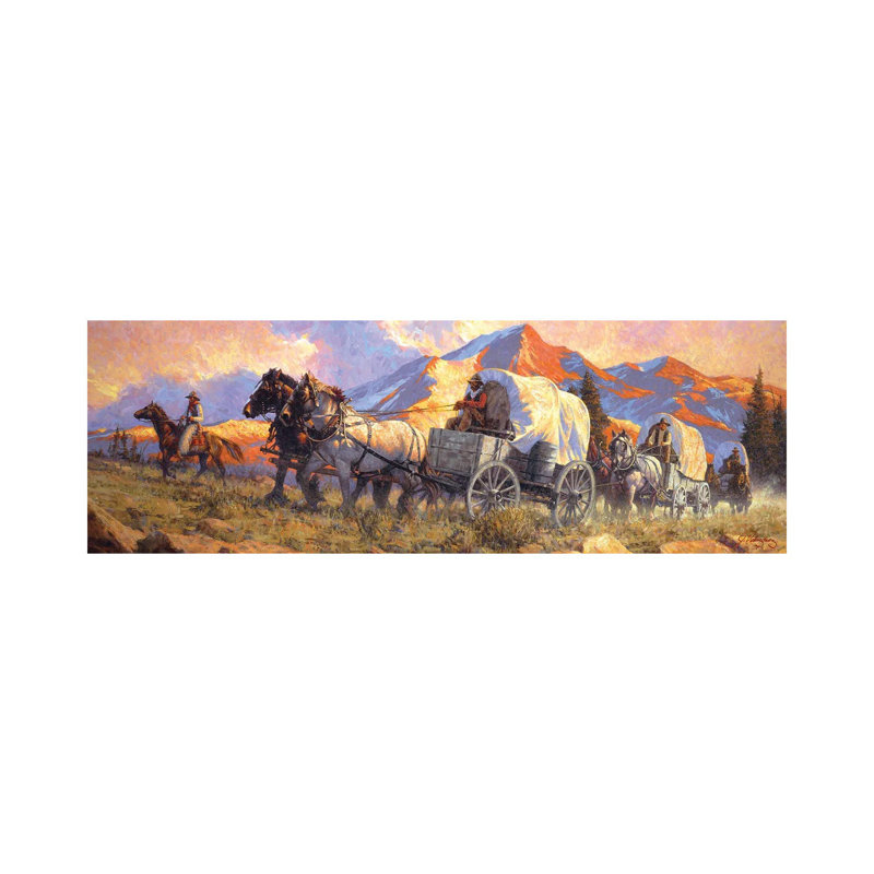 Rolling With The Big Teams by Joe Velazquez - Wrapped Canvas Panoramic Print, 30.48 cm H x 91.44 cm W x 1.91 cm D