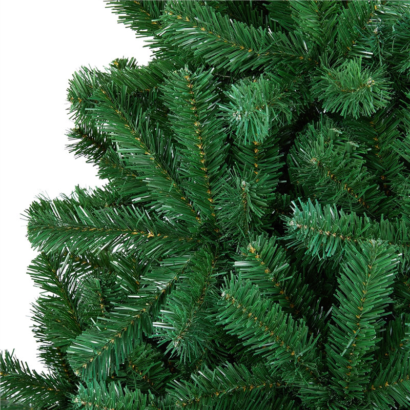 Arbre de Noël en épinette artificielle facile à installer Jaidalynn - support inclus, 7.5', Non pré-éclairé