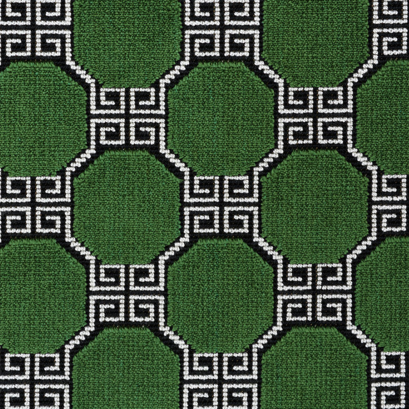 Tissu de velours Octavia, Émeraude