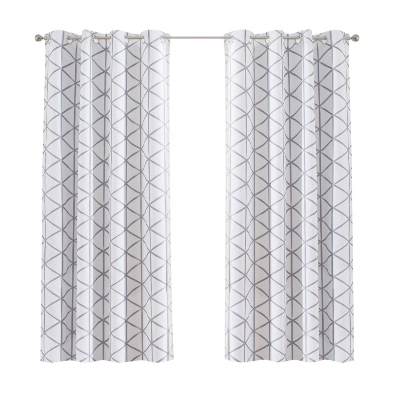 Caillan Room Darkening Curtain Pair, 52" W x 63" L