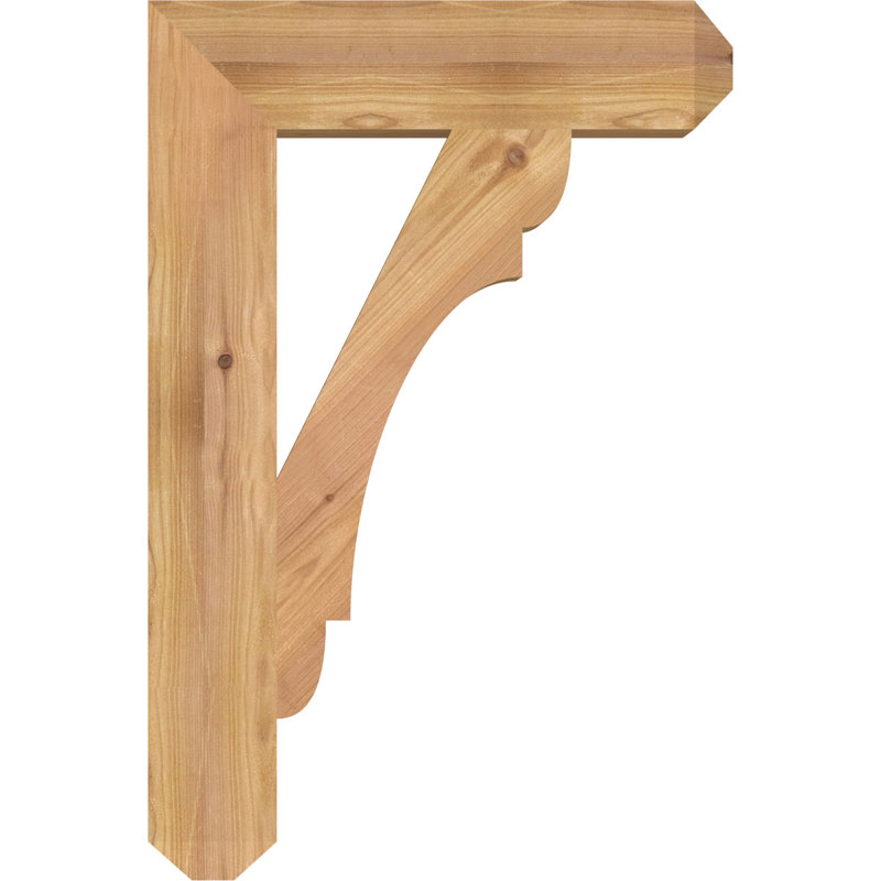Support pour artisan olympique, Cèdre rouge de l'Ouest (lisse), 24"H x 3.5"W x 16"D