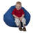 Small Vegan Leather 26" Round Bean Bag-1922282480