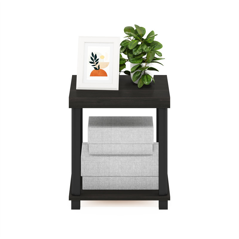 Creekside Classic 2-Tier End Table, Side Table, Espresso/Black