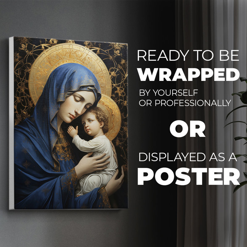 Série Religious Lxxx - reproduction sur toile de qualité supérieure seulement - non encadrée - prête à être accrochée