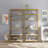 Reymi Silver Bookcase with Open Shelf Srorage-425457527