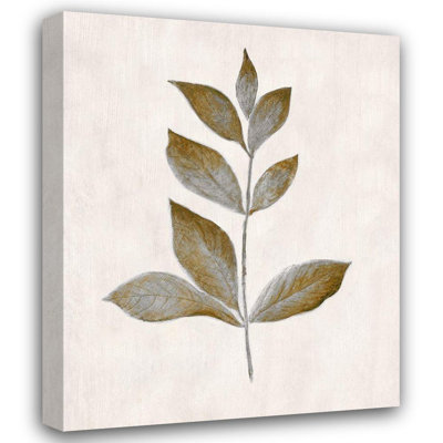 Art sur toile tendue par Winston Porter Tava Studios, feuille de bronze I