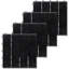 Abana Interlocking Pathway 30x30 cm Slate Tile in Black