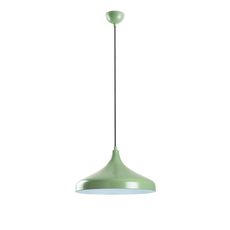 Stylish Mint Metal Chandelier, Adjustable Height 8.7 x 14.6 inches | Ø36 x 8.7 inches Base Plate | 1 x E27 Socket, Max 40W (Bulb Not Included) | Elegant Lighting for Living Room, Dining Room & Entryway
