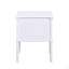 Table de chevet 2 tiroirs - Blanc-590231487