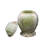 Marble Cremation Urn For Ashes, Small, Moss Green