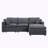 Upholstered L-Shaped Sectional Reversible-1409081835