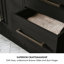 Meuble-lavabo double 72 po avec plateau en marbre Alsup-95320184