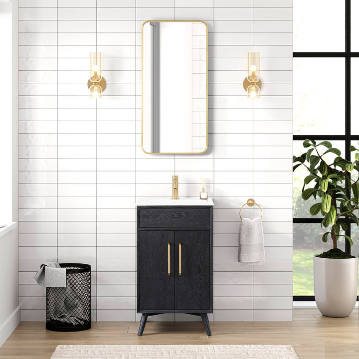AV-010 20 "- 30" (plusieurs options de couleurs), Noir, 30"