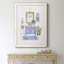 «Sketchy Bath II», peinture sur toile encadrée-1328345214-1328345212