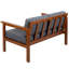 Jaquaisha 113cm Wide Pine Garden Sofa with Cushions-1082997036-1082997030