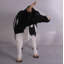 Petite statue de vache Holstein