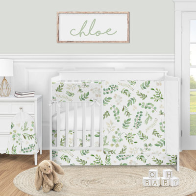 Floral Crib Dust Ruffle