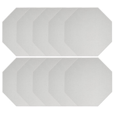 Ensemble de tapis géométriques touffetés géométriques ivoire