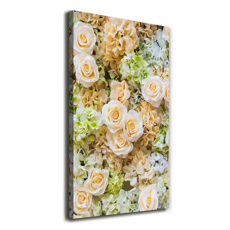 Flowers - Wrapped Canvas Print
