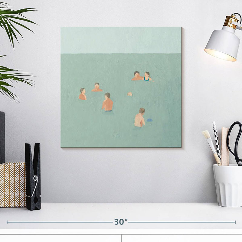 Senne The Swimmers II, 16" H x 16" W