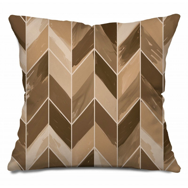 Coussin décoratif réversible en mélange de coton, H 26 po x l 26 po