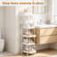 64.17'' H x 14.49'' W Utility Cart