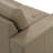 Norborne 102 In. Modern Leather Sectional Sofa In Khaki With Tufted Back And Track Arms-158220136