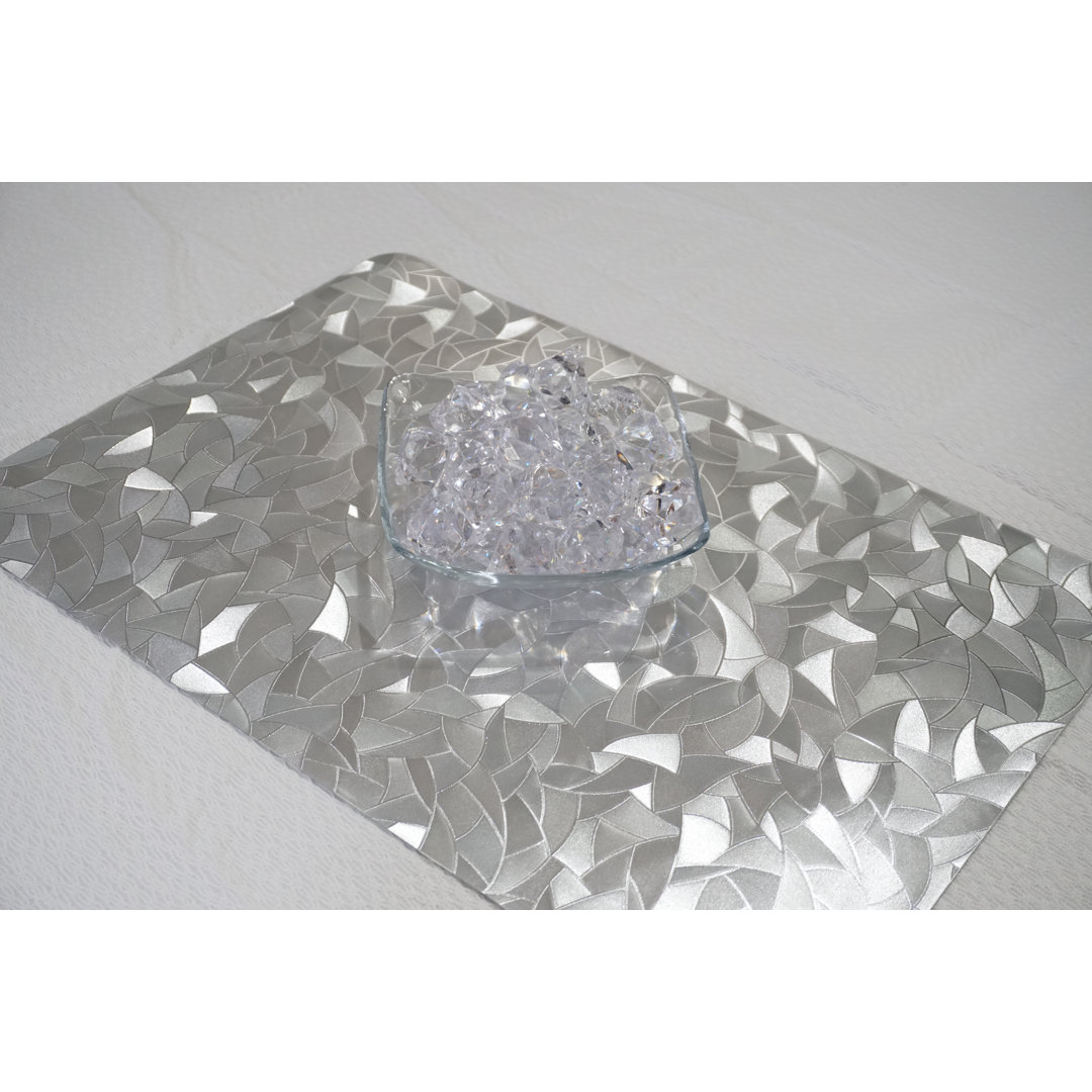 Ritter Vinyl Geometric Rectangle Placemat (Set of 2) Willa Arlo™ Interiors