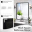 Miroir de salle de bain mural élégant avec un design moderne et des caractéristiques haut de gamme-375005770