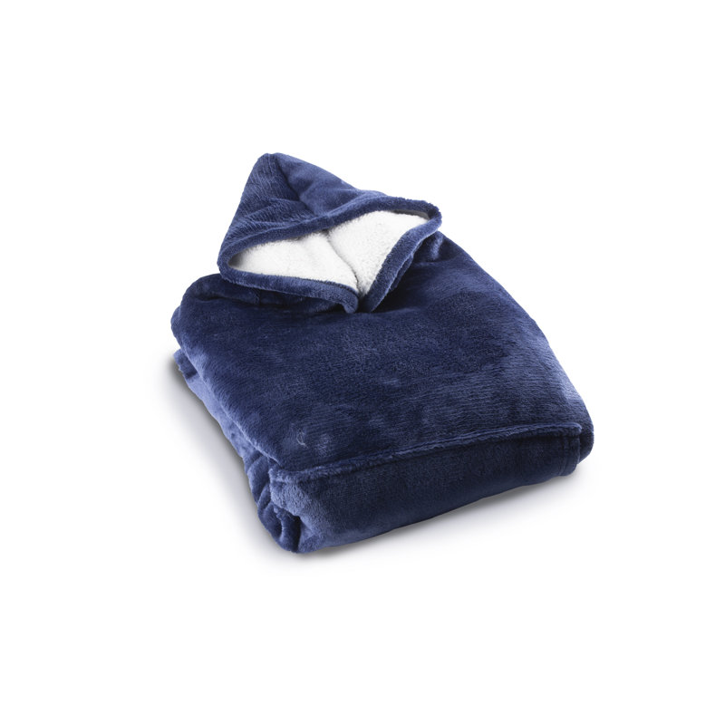 Bonnette Fleece Bathrobe with Pockets and Hood